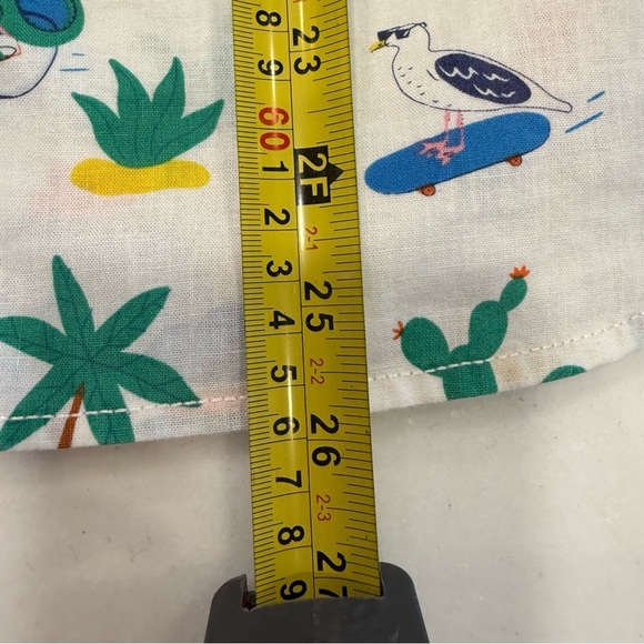 BODEN Boys Linen blend Short Sleeve Shirt size 13-14 years NWOT Multi Color - Picture 8 of 13